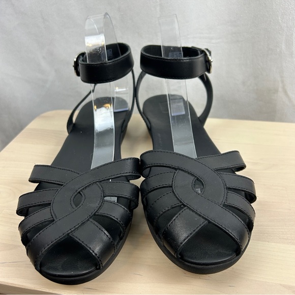 Black Strappy Sandals - Picture 5 of 5